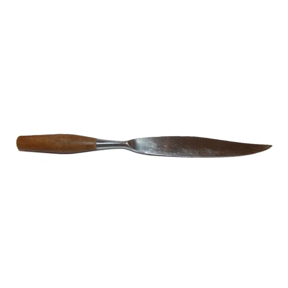Vintage MCM Dansk Designs IHQ Teak Wood Handles Carving Knife Germany 14.25